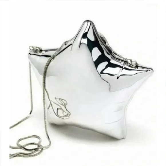 ZARA STAR BOX CLUTCH - Picture 6 of 7